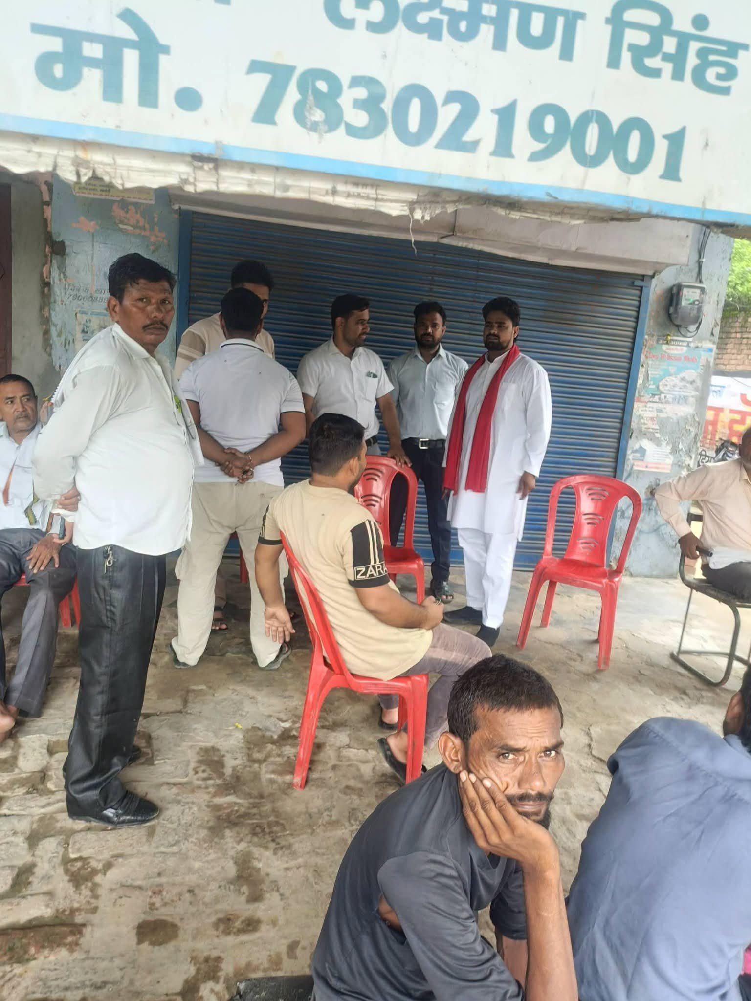 इनायतपुर, गांवखेड़ा एवं सरायवली में शोक संतप्त परिवारों से मुलाकात