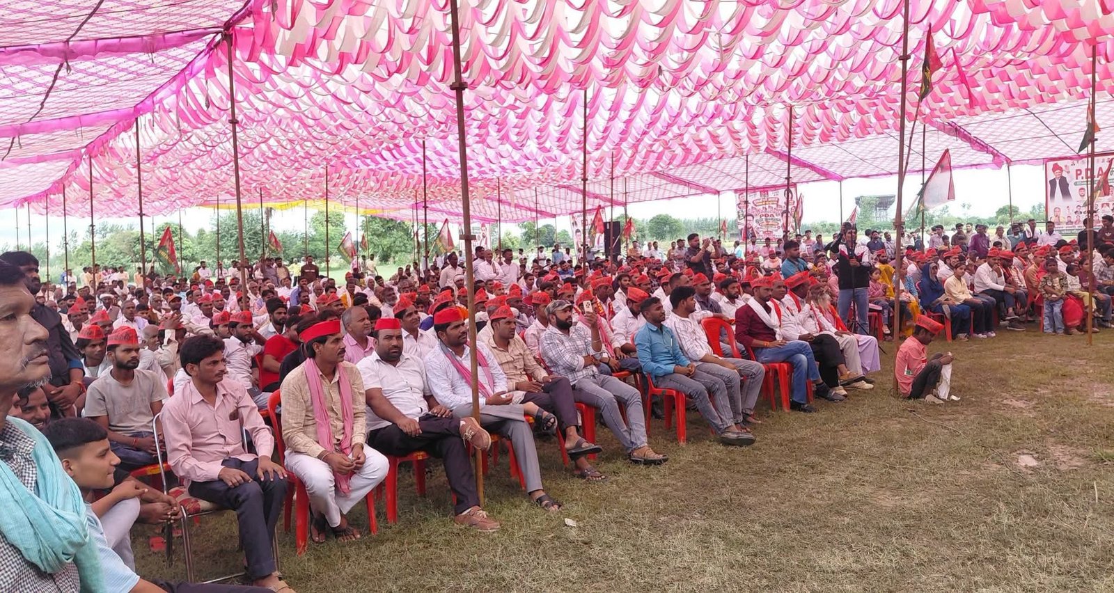 बारिश भी नहीं रोक सकी अतरौली की जनता का उत्साह | राहुल शिवगणेश लोधी जी की मौजूदगी में जनसभा