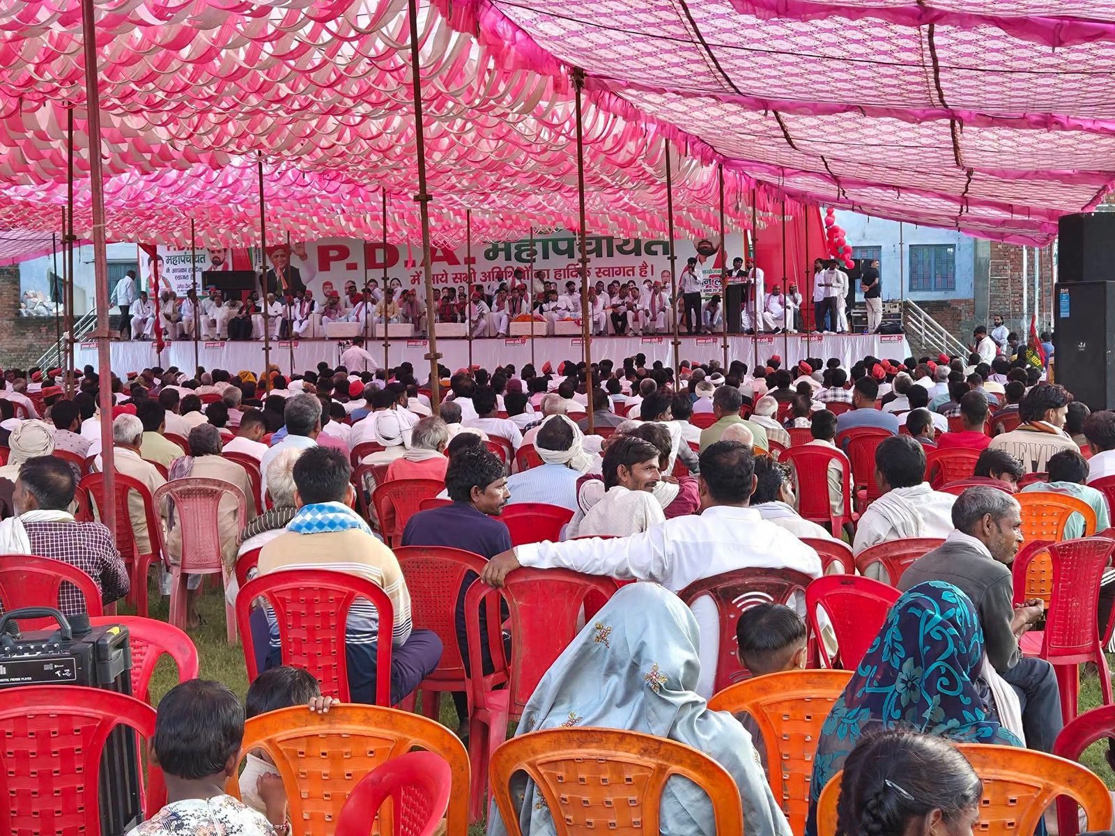 बारिश भी नहीं रोक सकी अतरौली की जनता का उत्साह | राहुल शिवगणेश लोधी जी की मौजूदगी में जनसभा